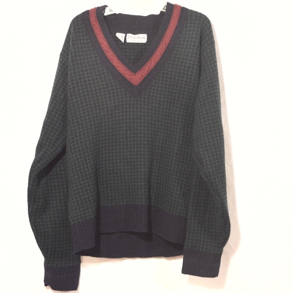 Jos. A. Bank Other - JOS. A Bank Medium Sweater Lambswool Houndstooth